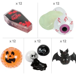Bulk 60 Pc. Halloween Sticky & Slime Giveaway Kit