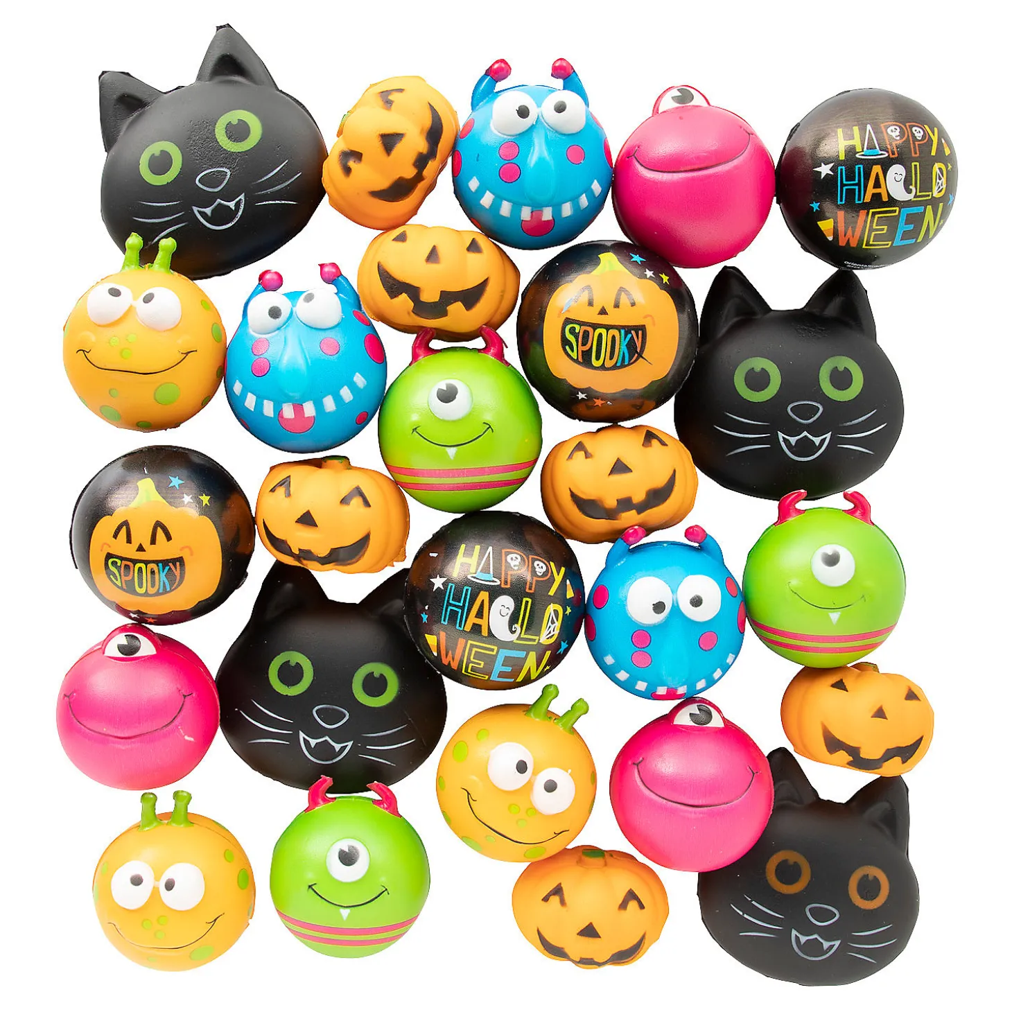 Bulk 60 Pc. Halloween Stress Toy Assortment