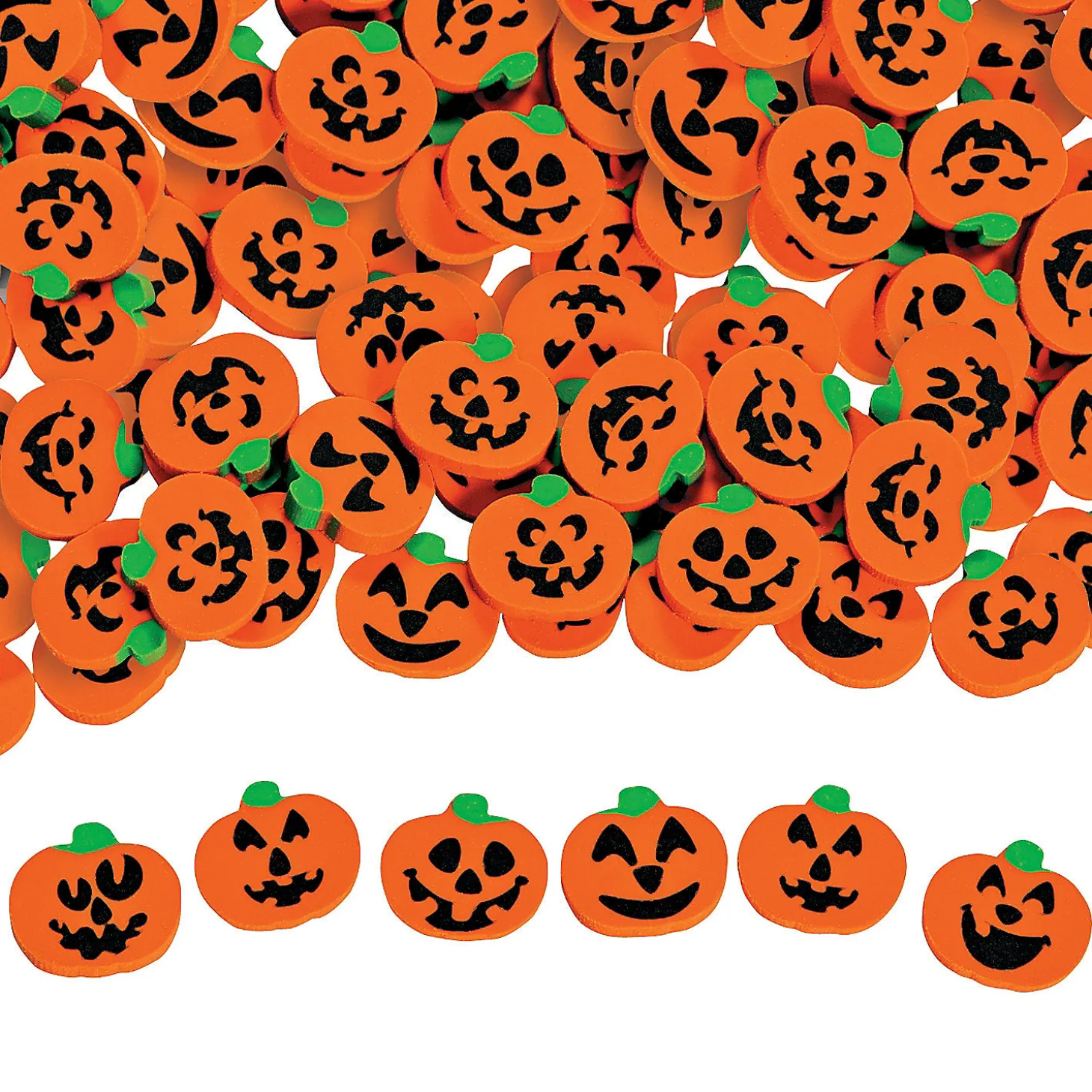 Bulk 720 Pc. Jack-O'-Lantern Mini Eraser Assortment