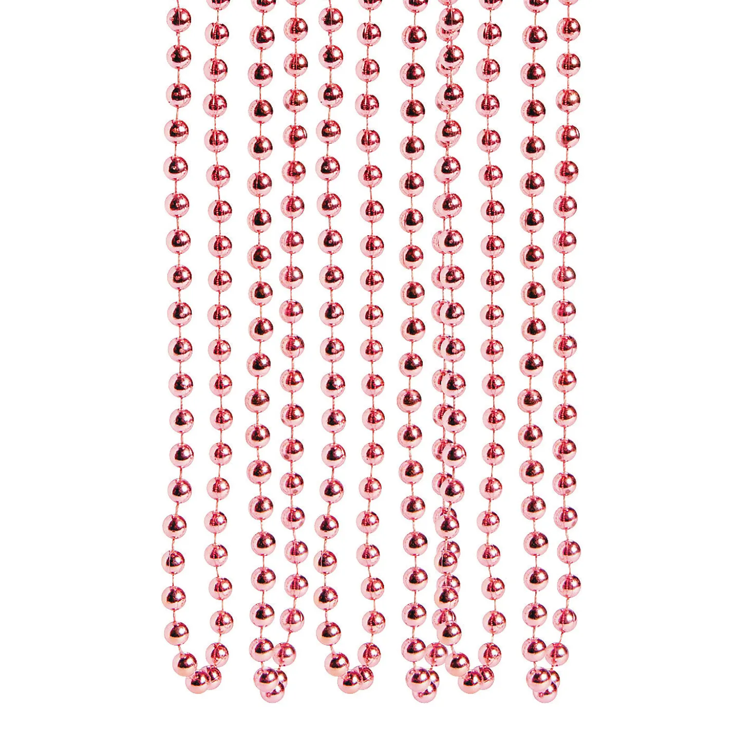 Bulk 48 Pc. Light Pink Bead Necklaces