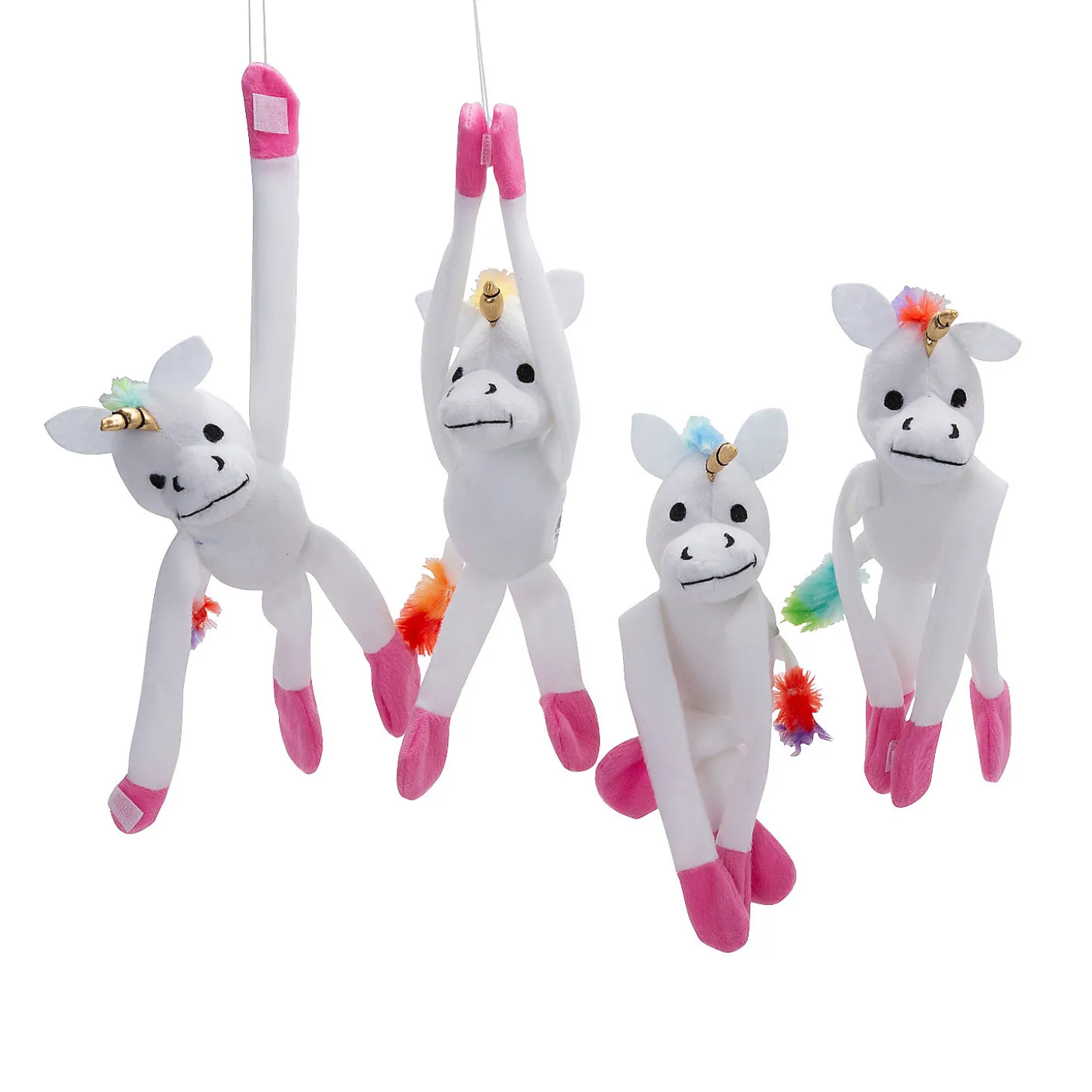 Bulk 72 Pc. Long Arm Stuffed Unicorns