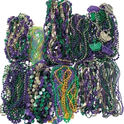 Bulk 500 Pc. Mardi Gras Bead Necklace Assortment