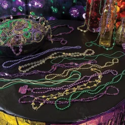 Bulk 144 Pc. Metallic Mardi Gras Bead Necklace Assortment