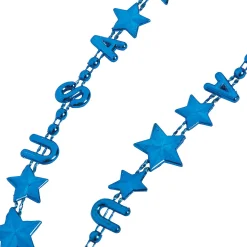 Bulk 48 Pc. Metallic Patriotic Usa Mardi Gras Bead Necklaces