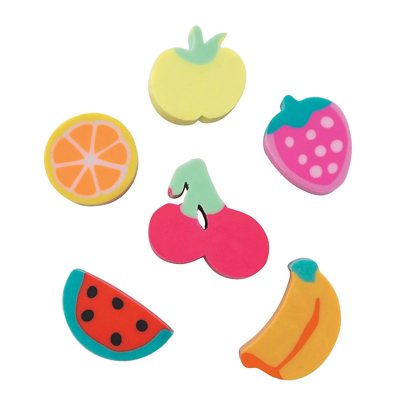 Bulk 300 Pc. Mini Fruit Erasers