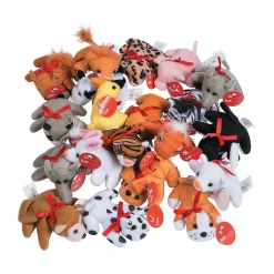 Bulk 50 Pc. Mini Gift Exchange Stuffed Animal Assortment