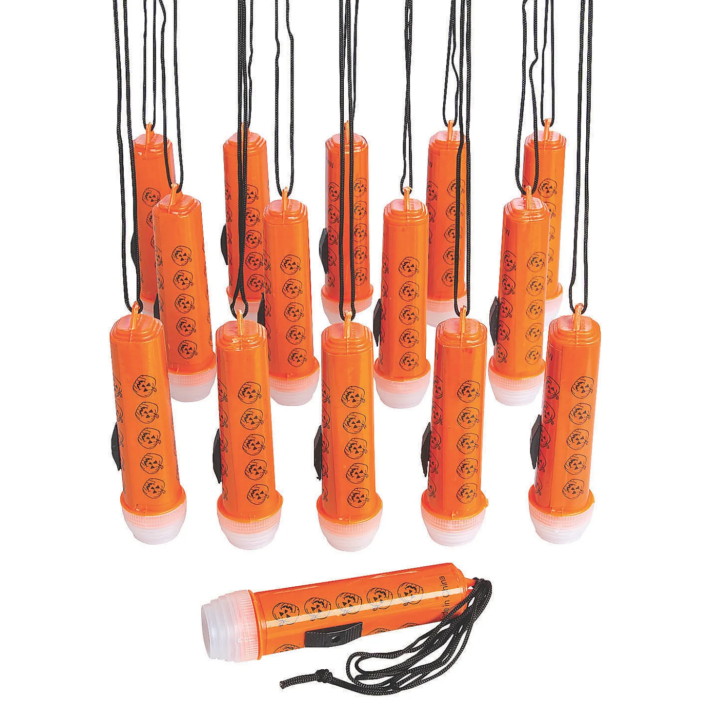 Bulk 144 Pc. Mini Halloween Flashlights On A Rope
