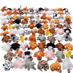 Bulk 100 Pc. Mini Standing Stuffed Animal Assortment