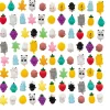 Bulk 96 Pc. Mochi Squishies Character Assortment