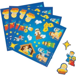 Bulk 50 Pc. Nativity Sticker Sheet