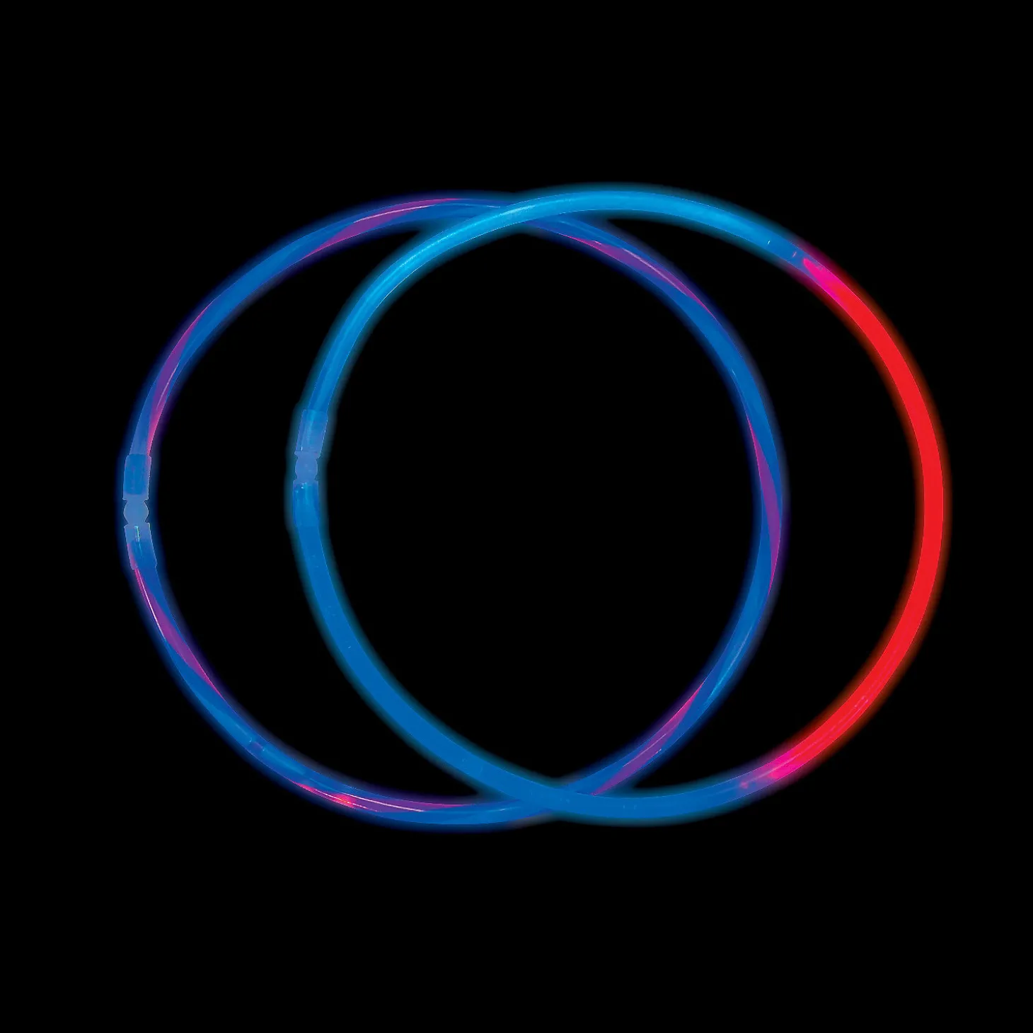 Bulk 50 Pc. Patriotic Mix Premium Glow Necklaces