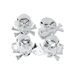 Bulk 48 Pc. Pirate Skull Plastic Rings