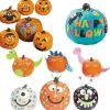 Bulk 48 Pc. Pumpkin Decorating Craft Kit Assortment - Makes 48