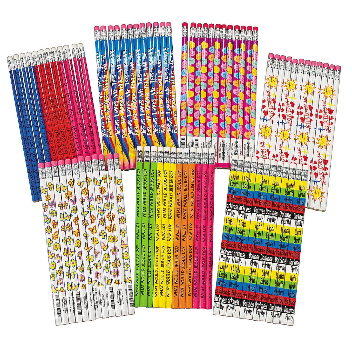 Bulk 252 Pc. Religious Pencil Assortment