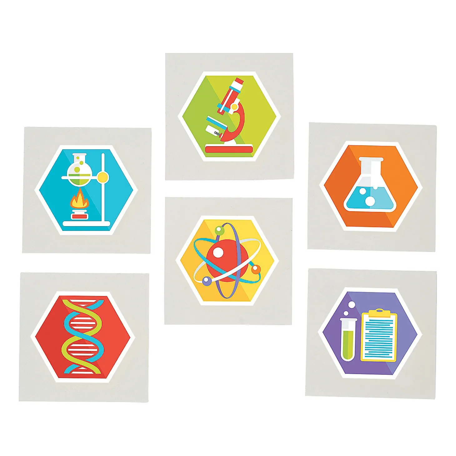 Bulk 72 Pc. Science Party Temporary Tattoos