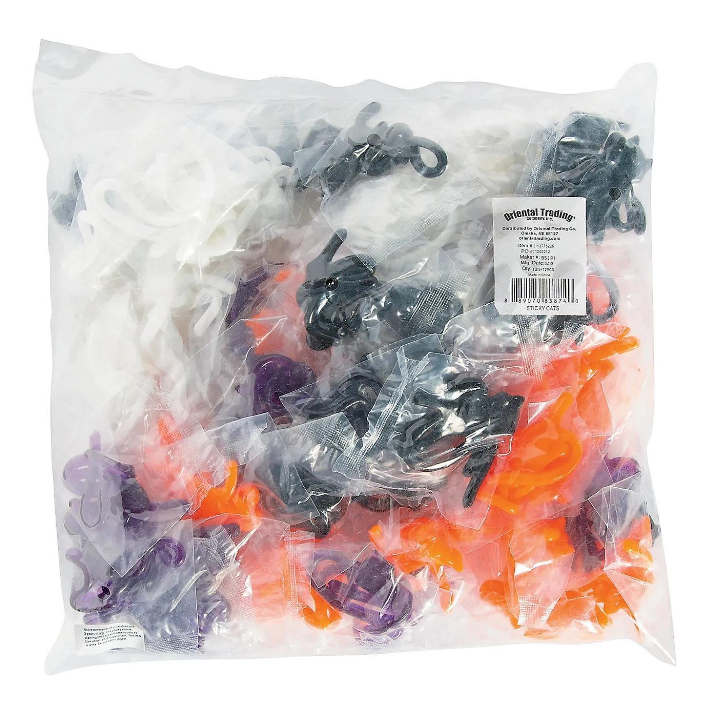Bulk 72 Pc. Sticky Cats