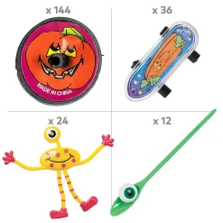 Bulk 267 Pc. Trunk-Or-Treat Deluxe Halloween Games & Prizes Kit