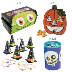 Bulk 267 Pc. Trunk-Or-Treat Deluxe Halloween Games & Prizes Kit