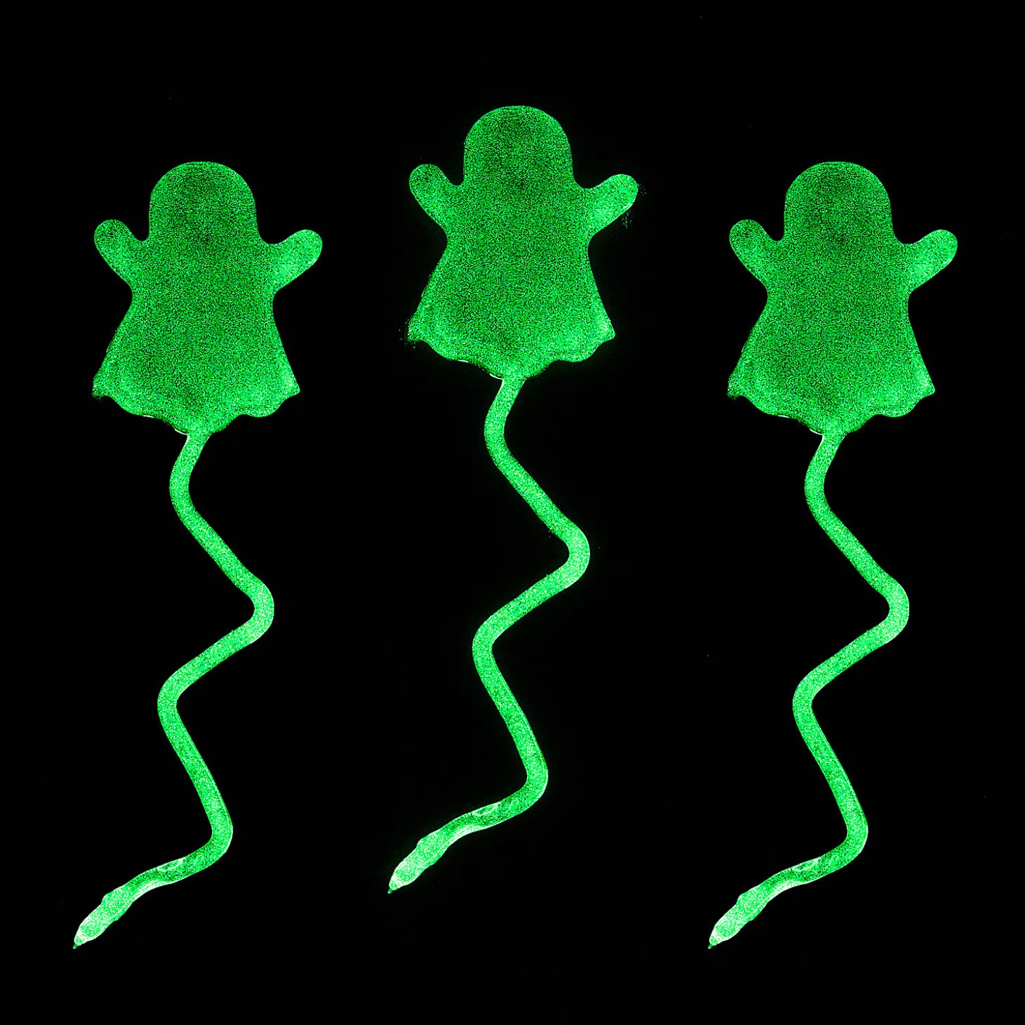 Bulk Glow-In-The-Dark Sticky Ghosts - 72 Pc.