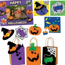 Bulk Halloween Friends Boo Bag & Craft Kit Assortment For 50
