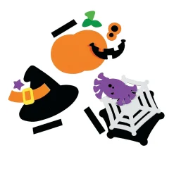 Bulk Halloween Friends Magnet Craft Kit - Makes 50