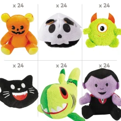 Bulk Halloween Stuffed Characters Giveaway Kit For 144
