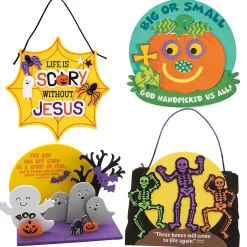 Bulk Religious Halloween Craft Assortment - Makes 48
