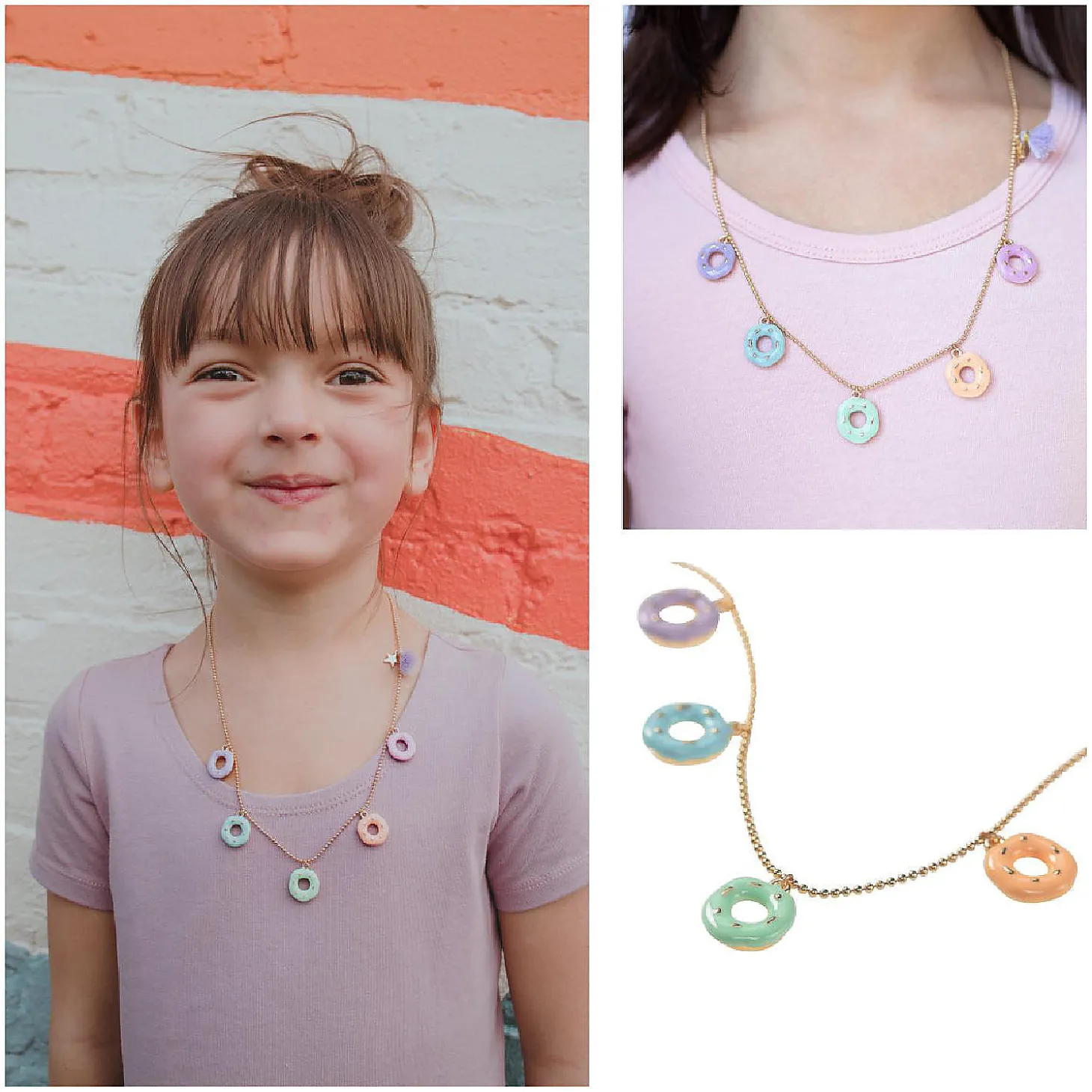 Calico Sun Amy Necklace - Donut
