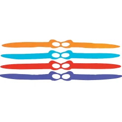 Children's Tie-On Superhero Ninja Masks- 12 Pc.