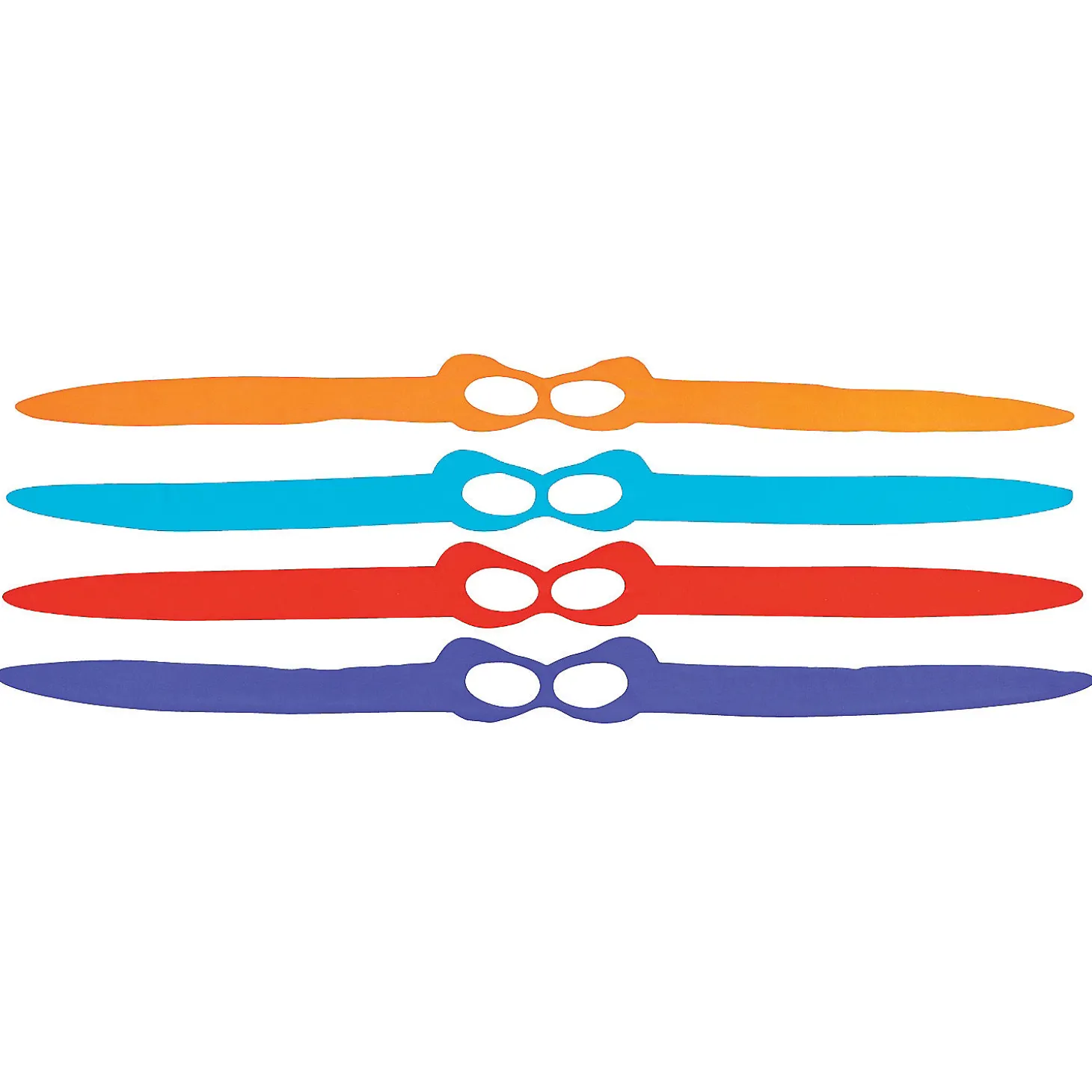 Children's Tie-On Superhero Ninja Masks- 12 Pc.