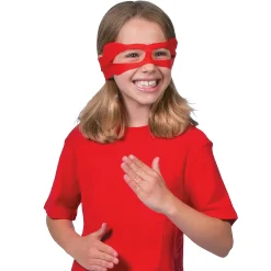 Children's Tie-On Superhero Ninja Masks- 12 Pc.