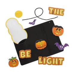 Christian Pumpkin Be The Light Sign Craft Kit - Makes 12