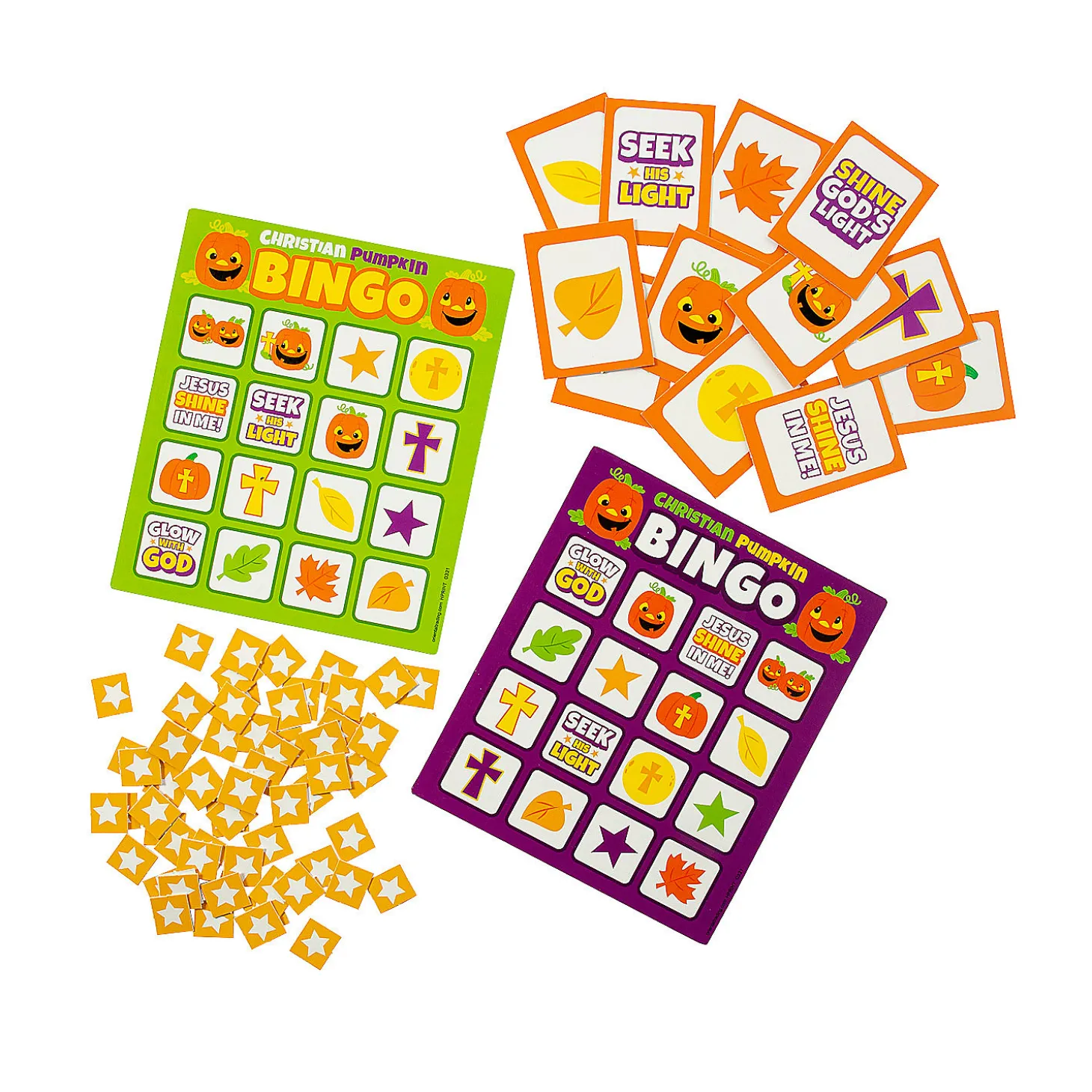 Christian Pumpkin Bingo Game