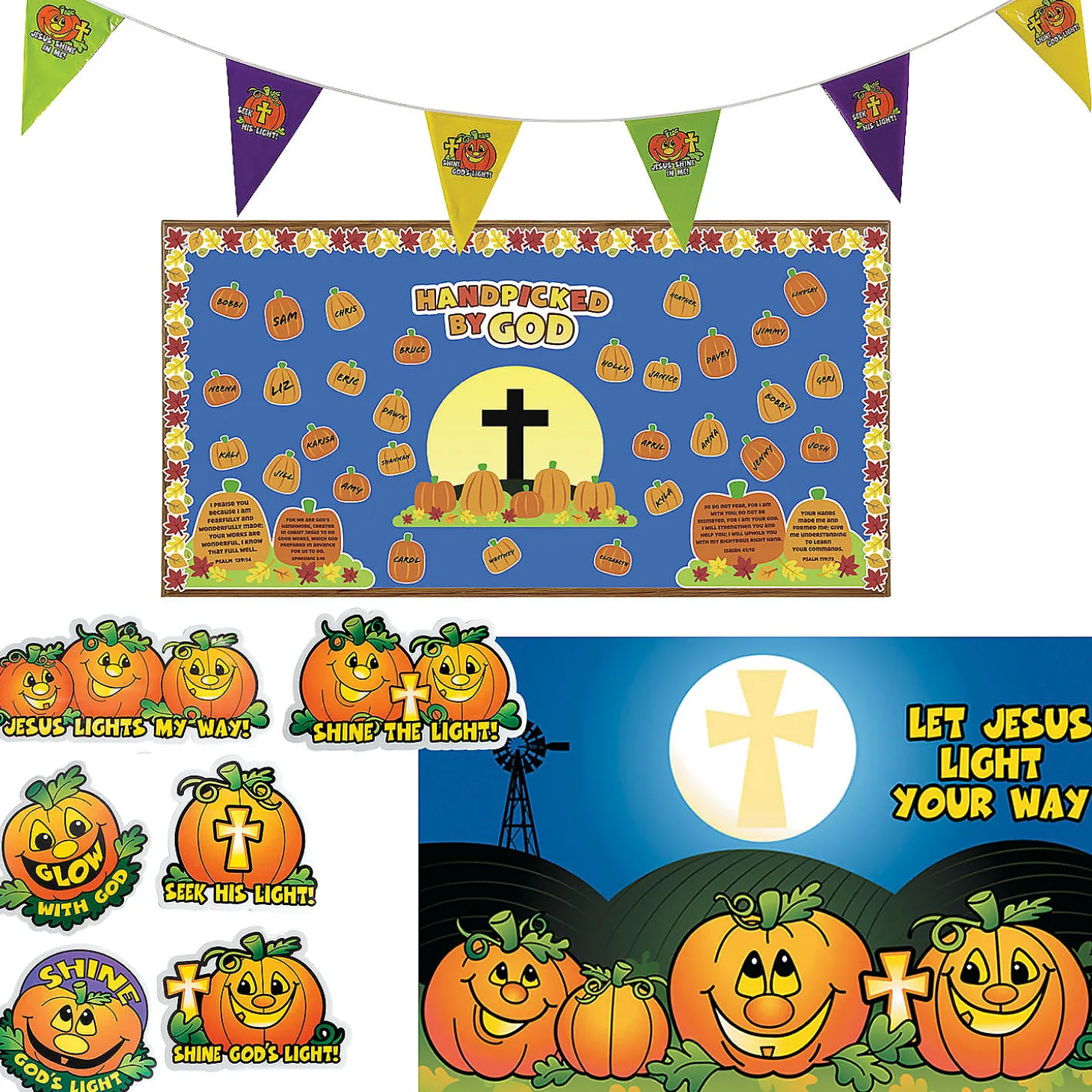Christian Pumpkin Classroom Decorating Kit - 25 Pc.