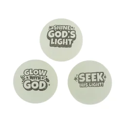 Christian Pumpkin Glow-In-The-Dark Bouncy Balls - 12 Pc.