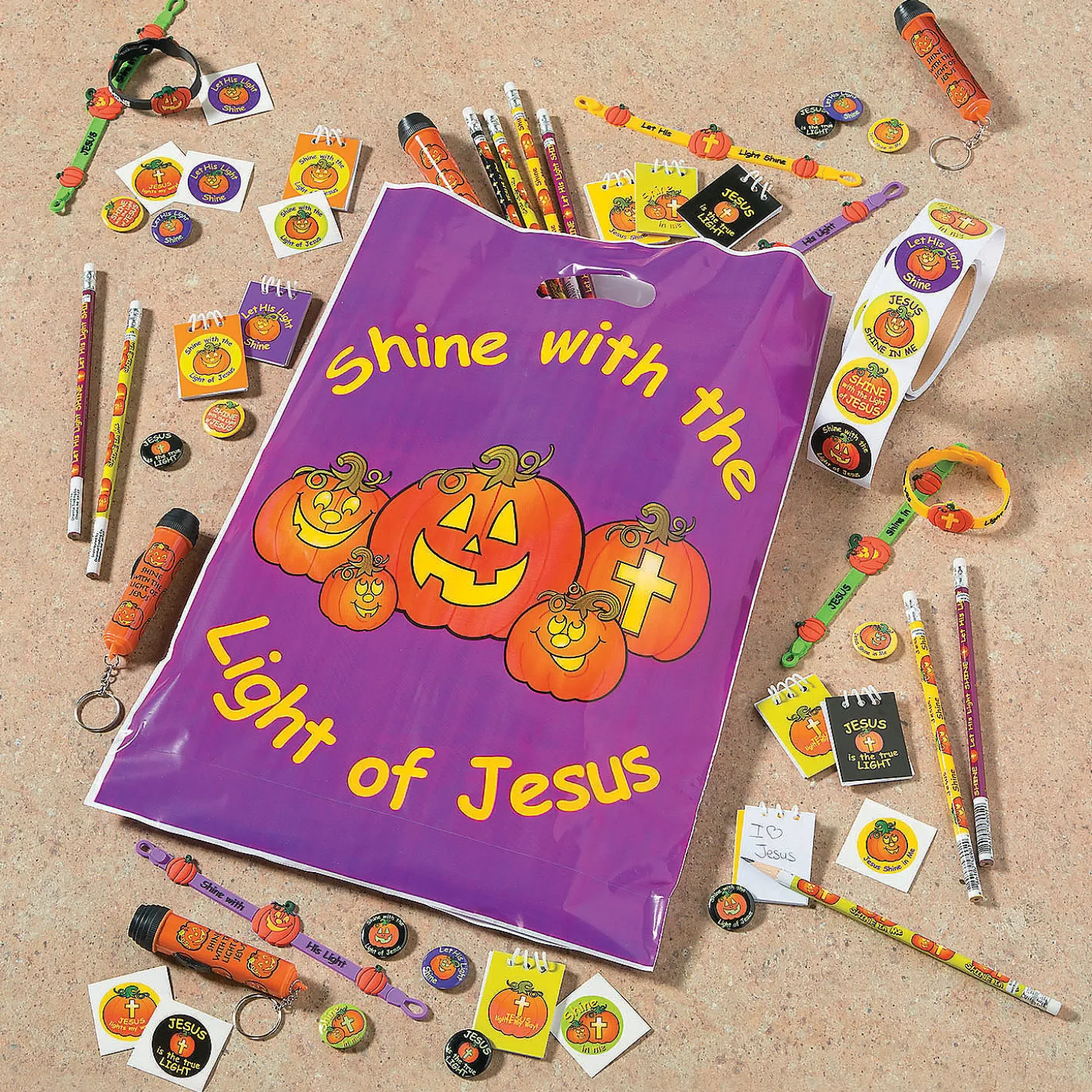 Christian Pumpkin Pencils - 24 Pc.