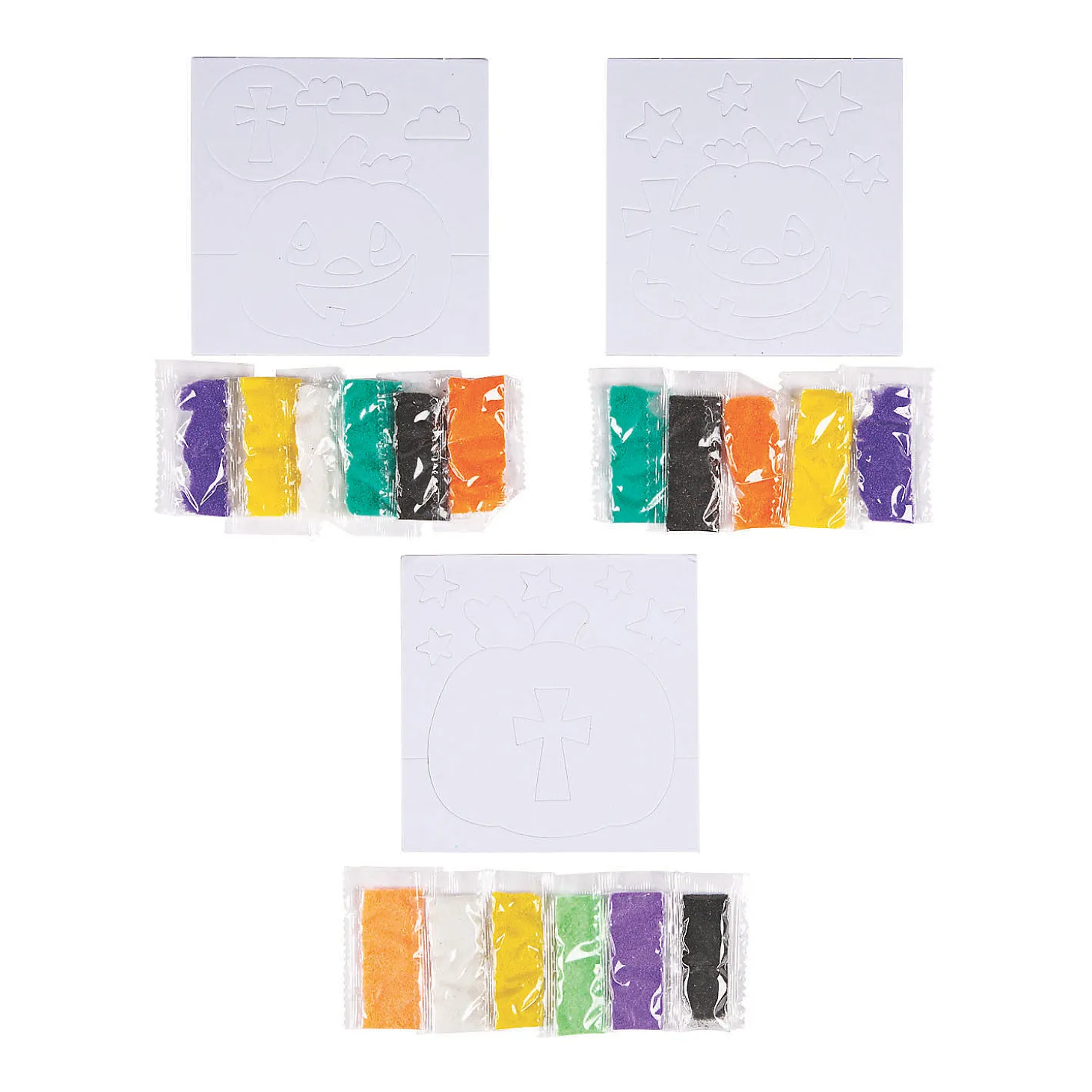 Christian Pumpkin Sand Art Pictures - 12 Pc.