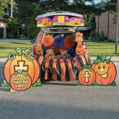 Christian Pumpkin Trunk-Or-Treat Grand Decorating Kit - 35 Pc.