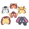 Color Your Own Zoo Animal Masks - 12 Pc.