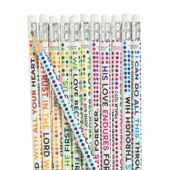 Colorful Bible Verse Pencils - 24 Pc.