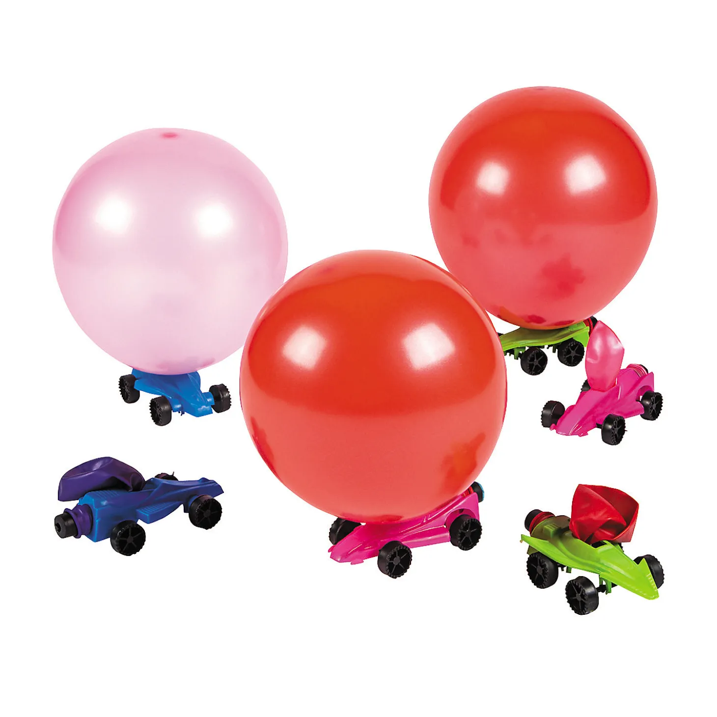 Colorful Car Balloon Racers