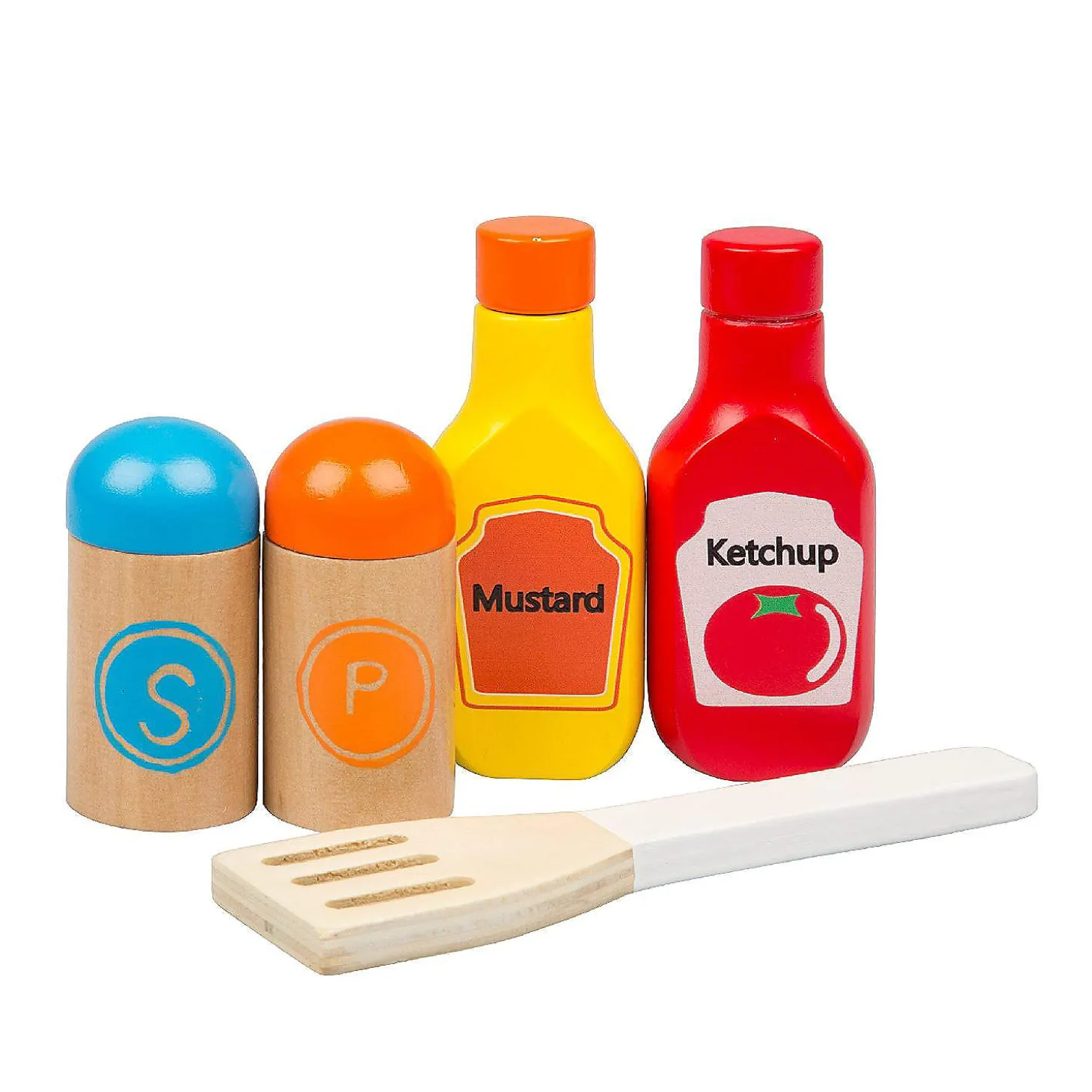 Cook 'N Grill Wood Toy Bbq Set - Includes Pretend Play Wooden Barbeque Food & Grilling Tools For Kids, Boys & Girls, More Than 30 Pieces, Fun Indoor Activity Se