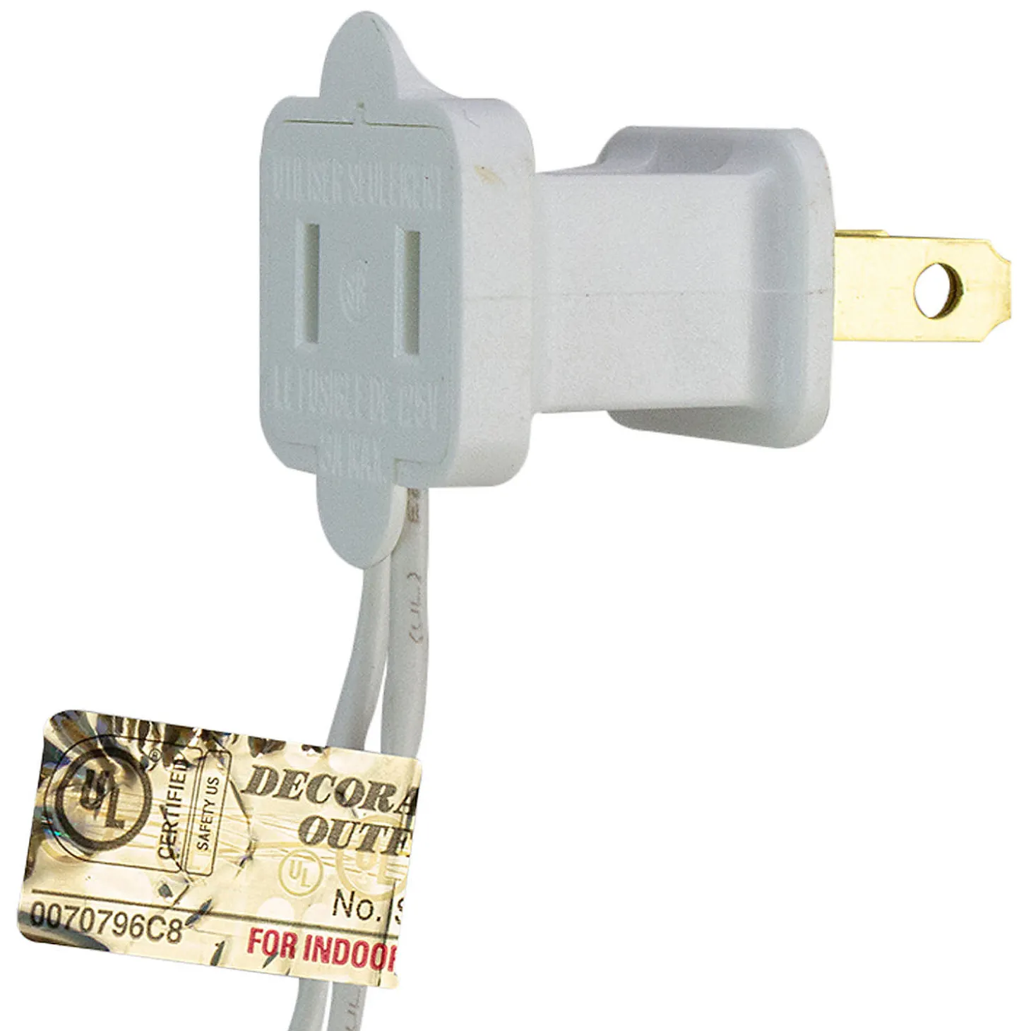 10-Count White And Black Skull Paper Lantern Halloween Lights 8.5Ft White Wire