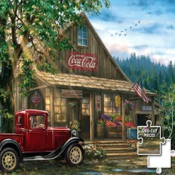 Country General Store 1000 Piece Wooden Puzzle