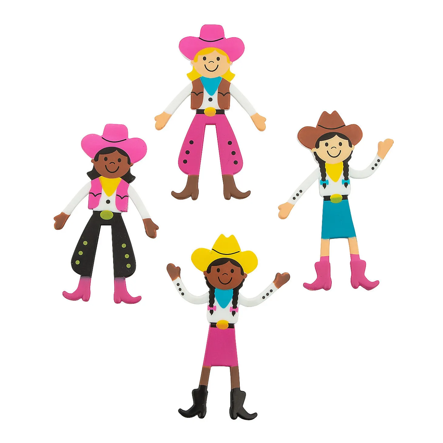 Cowgirl Bendables - 24 Pc.
