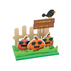 3D Pumpkin Patch Scene Craft Kit - Makes 12