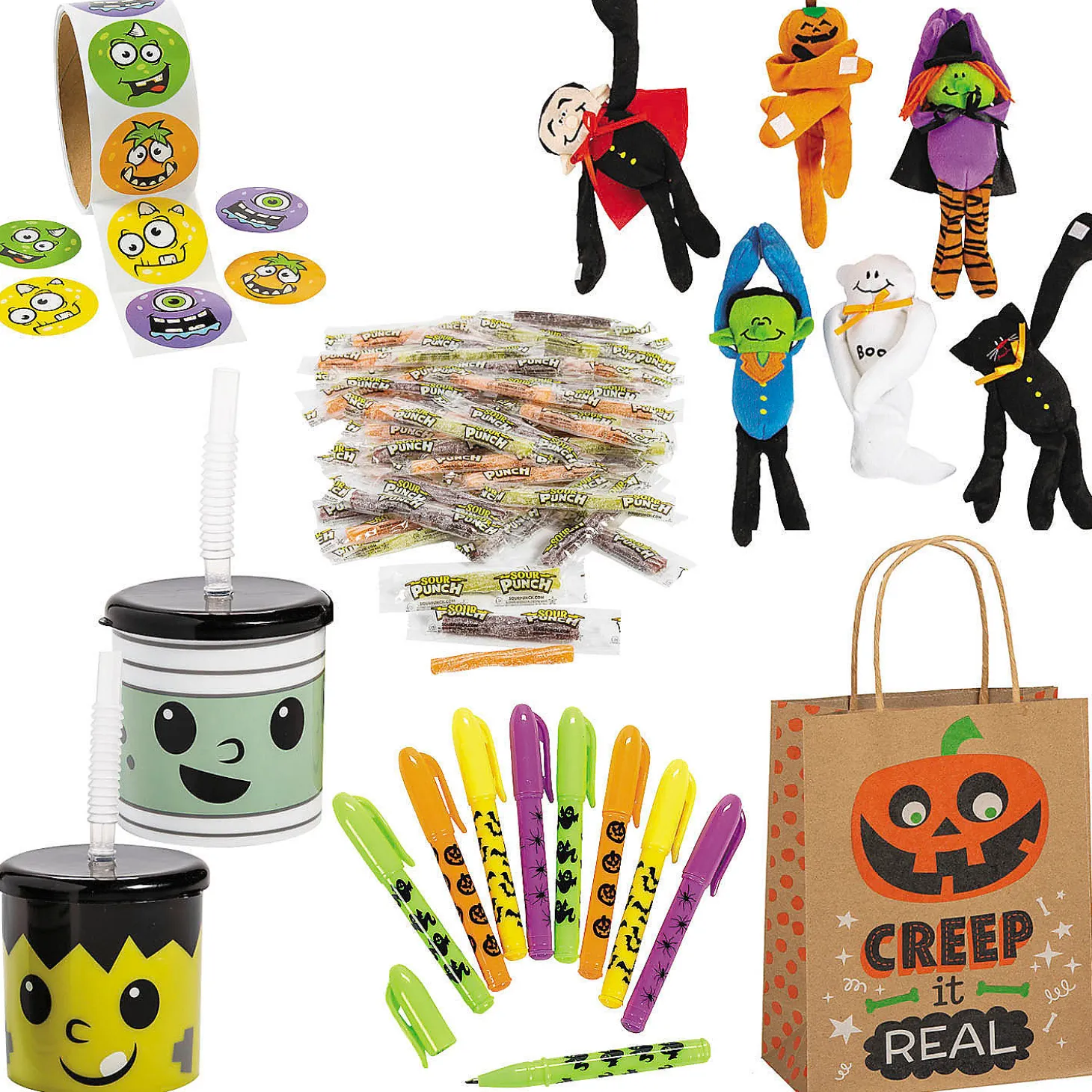 Deluxe Halloween Boo Bag Kit For 12