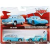 Disney Pixar Cars 3, Mrs. The King & Strip Weathers 2-Pack, 1:55 Scale Die-Cast