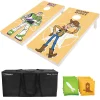 Disney Pixar Toy Story Regulation Size Cornhole Set By Gosports - Includes 8 Bean Bags And Portable Carrying Cas
