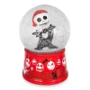 Disney The Nightmare Before Christmas Santa Jack 6-Inch Light-Up Snow Globe
